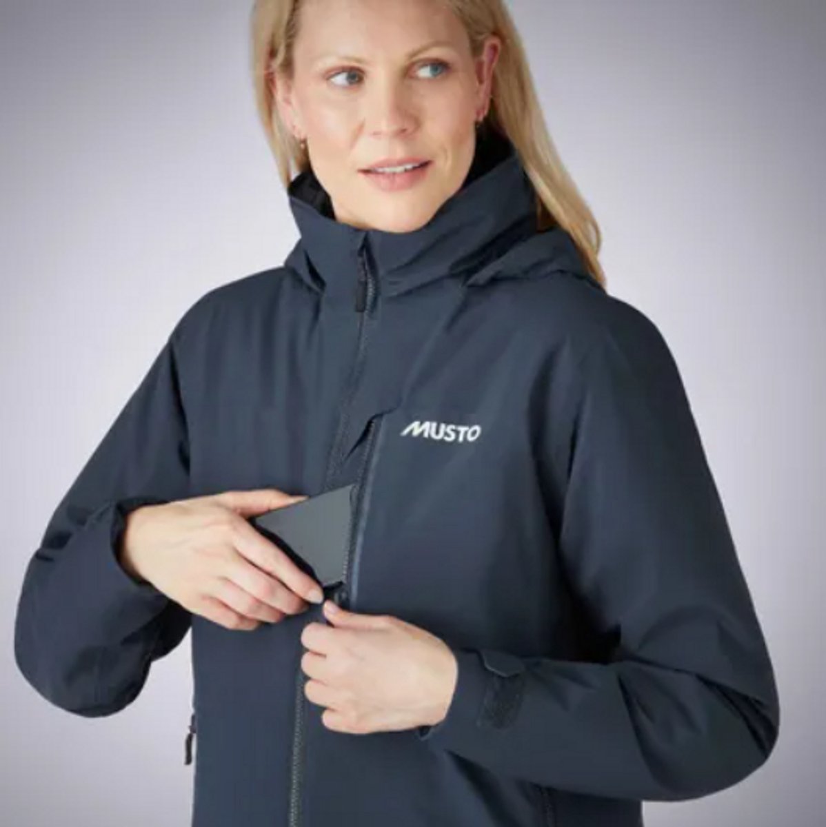 Musto Dames midlayer BR1 jacket Blauw