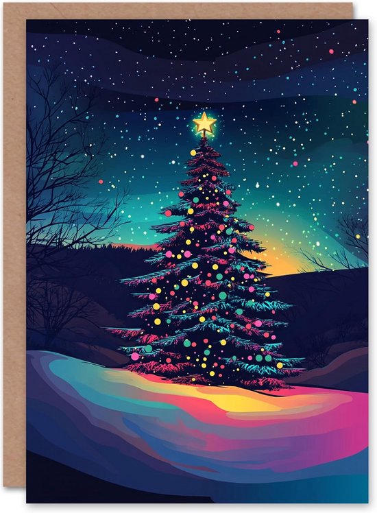 Schitterende Kerstboom Canvas kerstdecoratie | Poster Store NL Schitterende Kerstboom Canvas kerstdecoratie | Poster Store NL
