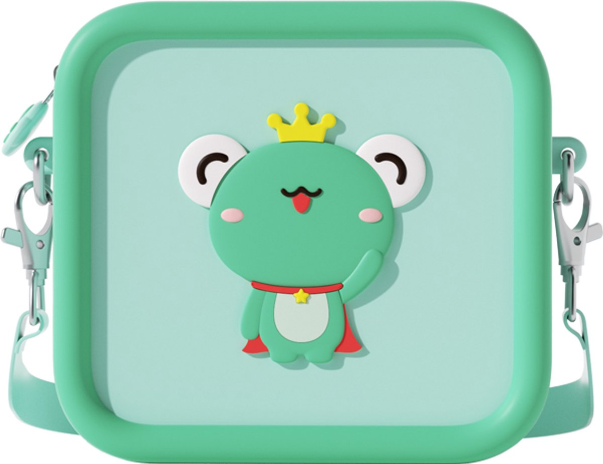 Snapling Beschermtas – Siliconen Opbergtas voor touchcamera - Groen - Kindercamera tas