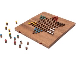 Halma Groot – Handgemaakt Houten Strategiespel voor 2 tot 6 Spelers