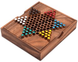 Halma – Handgemaakt Houten Strategiespel voor 2 tot 6 Spelers