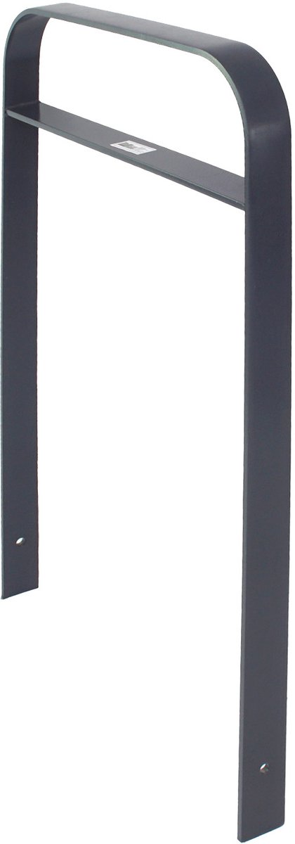 Fietsenrek 115 x 76 cm plat staal 13 mm antraciet Beton in Fietsenrek Parker type H