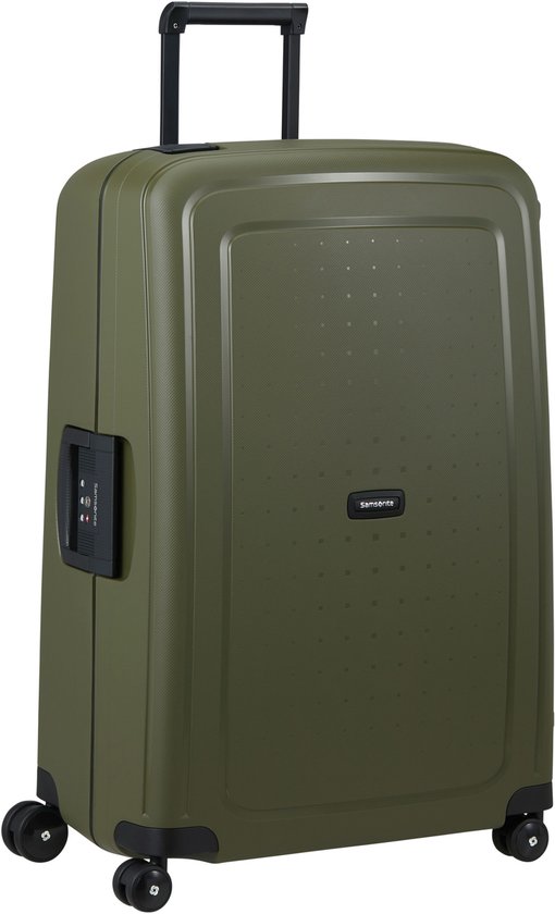 Samsonite koffer – S’cure spinner 75/31 – 3 punt TSA lock – Olive – 102 l – 4,6 kg
