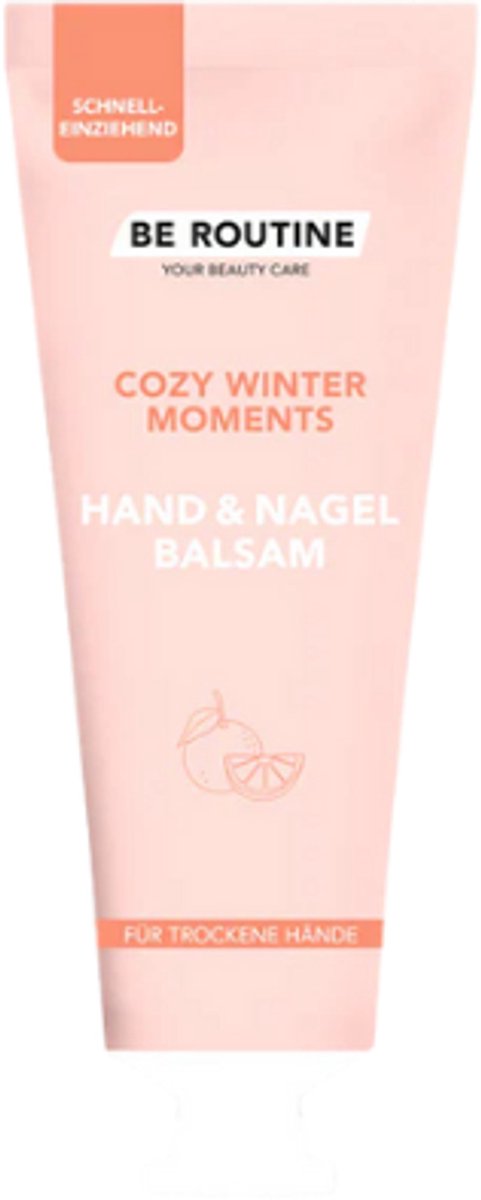 Be Routine Hand- & Nagelverzorging - Handcrème - Cozy Winter Moments | 1x 50ml - Sheaboter en Amandelolie - Oranjebloesem | Vegan formule - Voor Zachte Handen