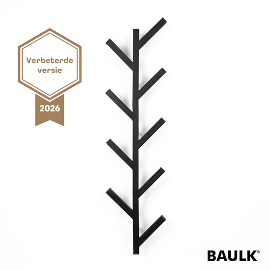 Relaxdays kapstok boom - 12 haken - 176 x 30 cm - st