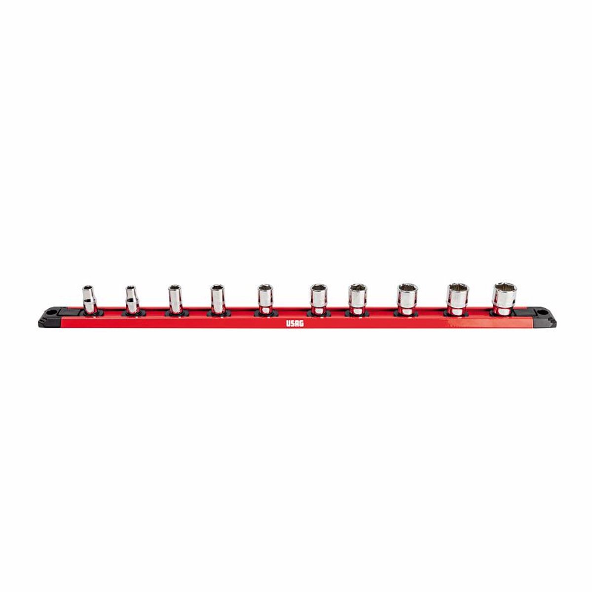USAG 14/" Speciale zeshoekige X-Grip doppen op rail - 235 1/4 X/SE10