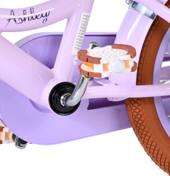 Volare Ashley Kinderfiets - Meisjes - 14 inch - Lila — afbeelding 5