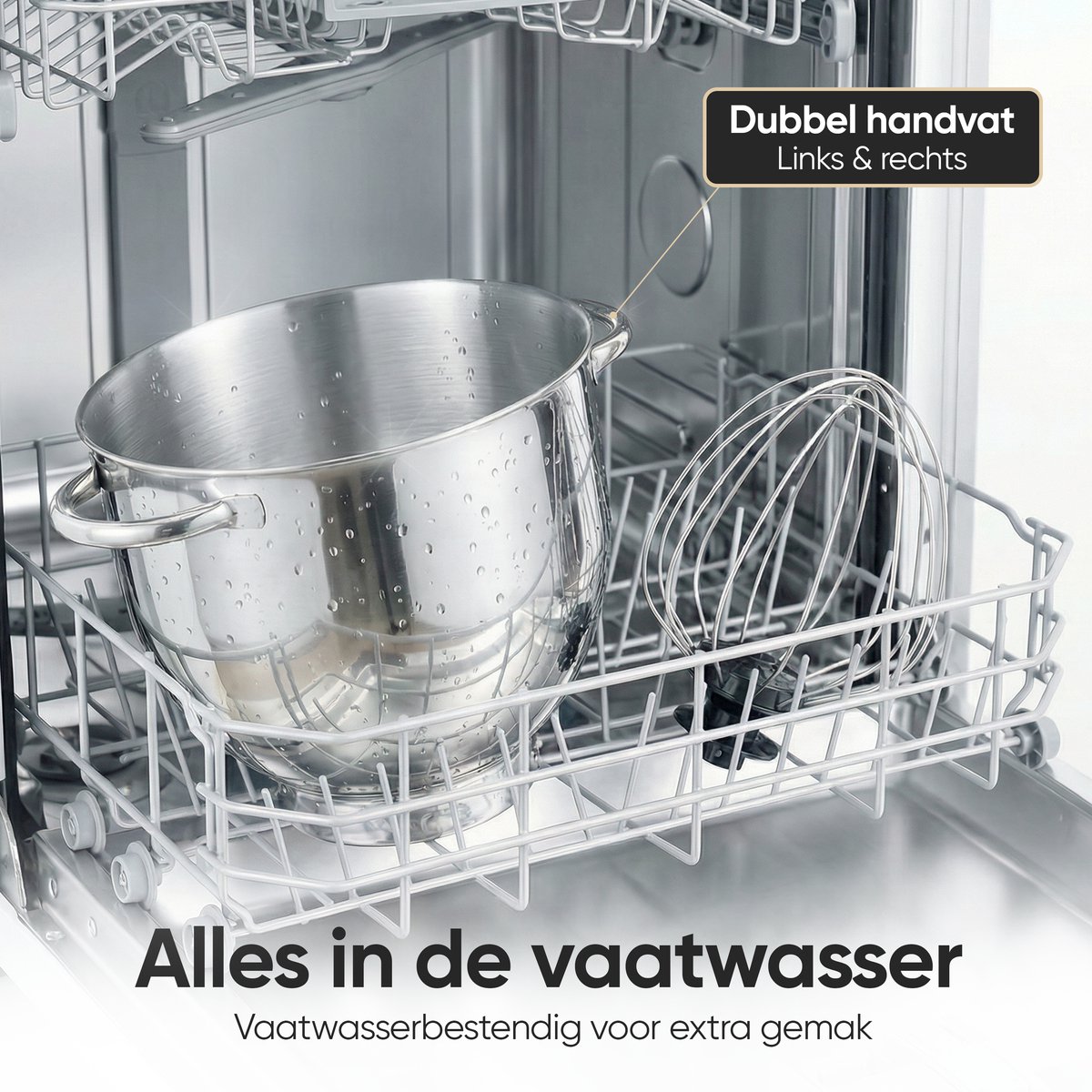 Gatson 1500W Keukenmachine 5L – 10 snelheden thumbnail 3
