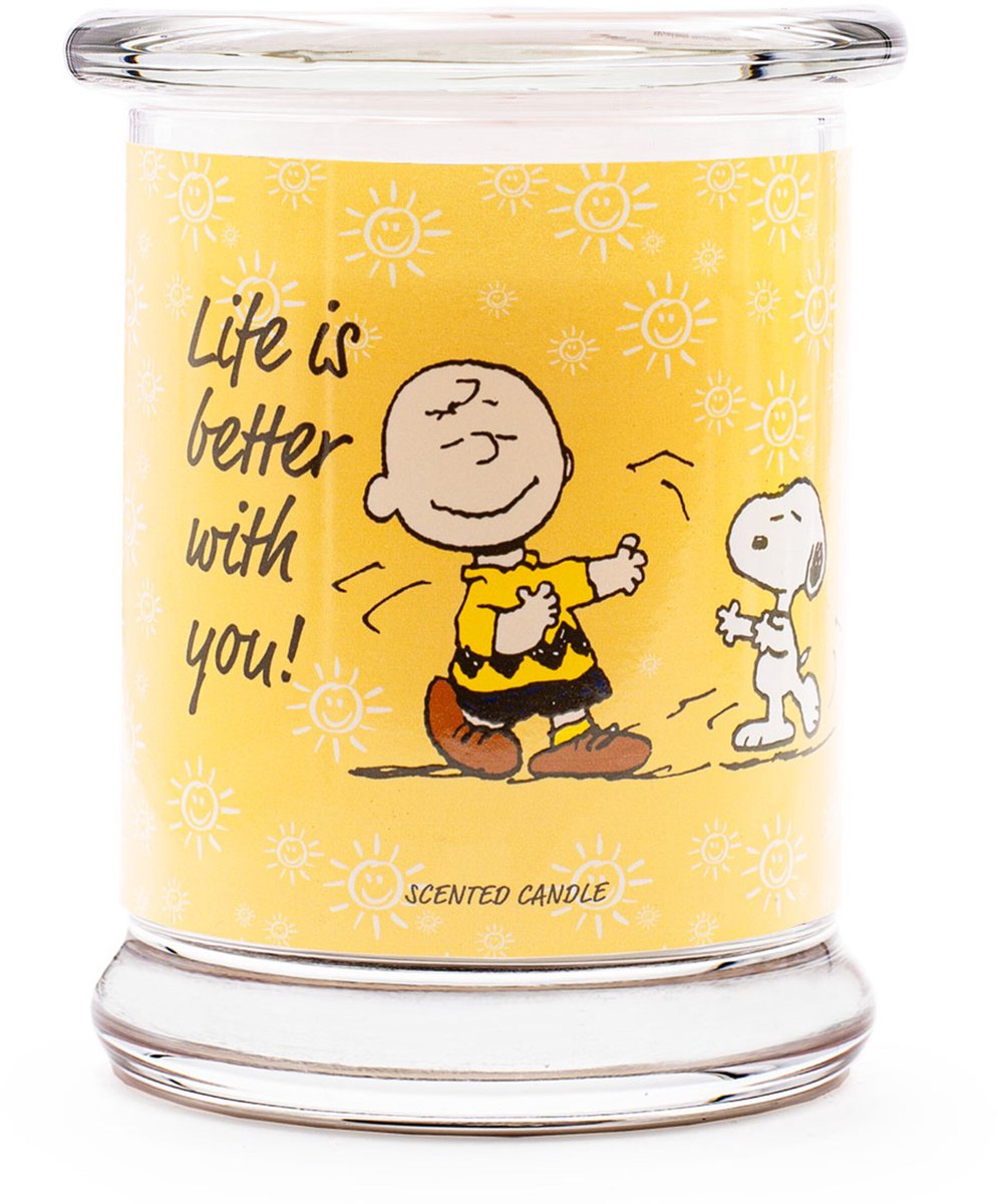 Peanuts Geurkaars - met geur - Het leven is beter met jou