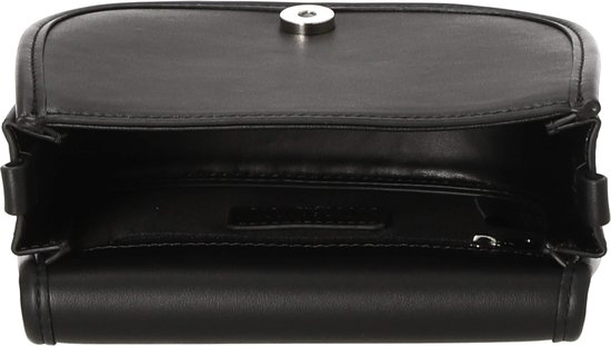 SEIDENFELT MANUFAKTUR Schoudertas Grurup Saddle Bag Black Zwart