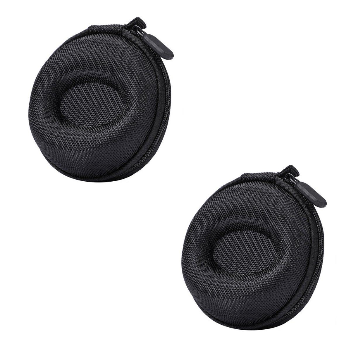 2 Stuks - Horloge Etui - Reisaccessoires - 9,5*9,5*5,5 cm - Zwart - PU, EVA - Horloge Opbergdoos Heren - Stofdoos - Smartwatch Reis Etui - Horlogedoos - Horloge Travel Case - Sieradendoos - Opbergdoos