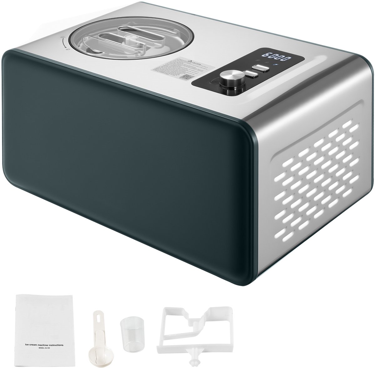 Automatische ijsmachine met compressor, direct gebruik, capaciteit 1,5 liter