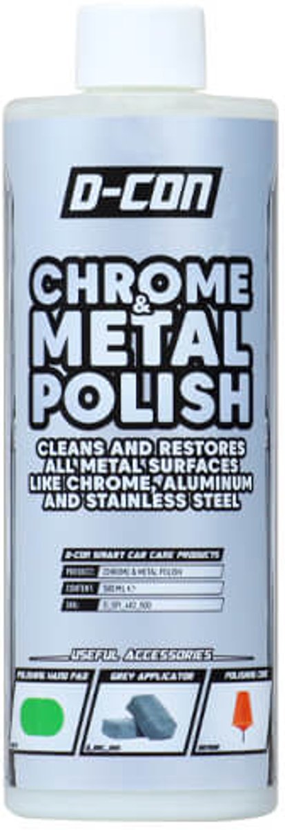 D CON CHROME AND METAL POLISH METAAL CHROOM POETS 500ML