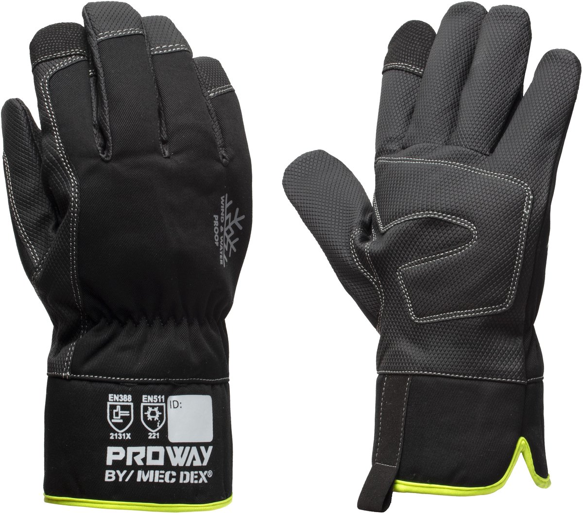 Proway Protection Mec Dex WN-863 – Winterhandschoenen – Werkhandschoenen – Winddicht – Touchscreen – Maat XXXL/12