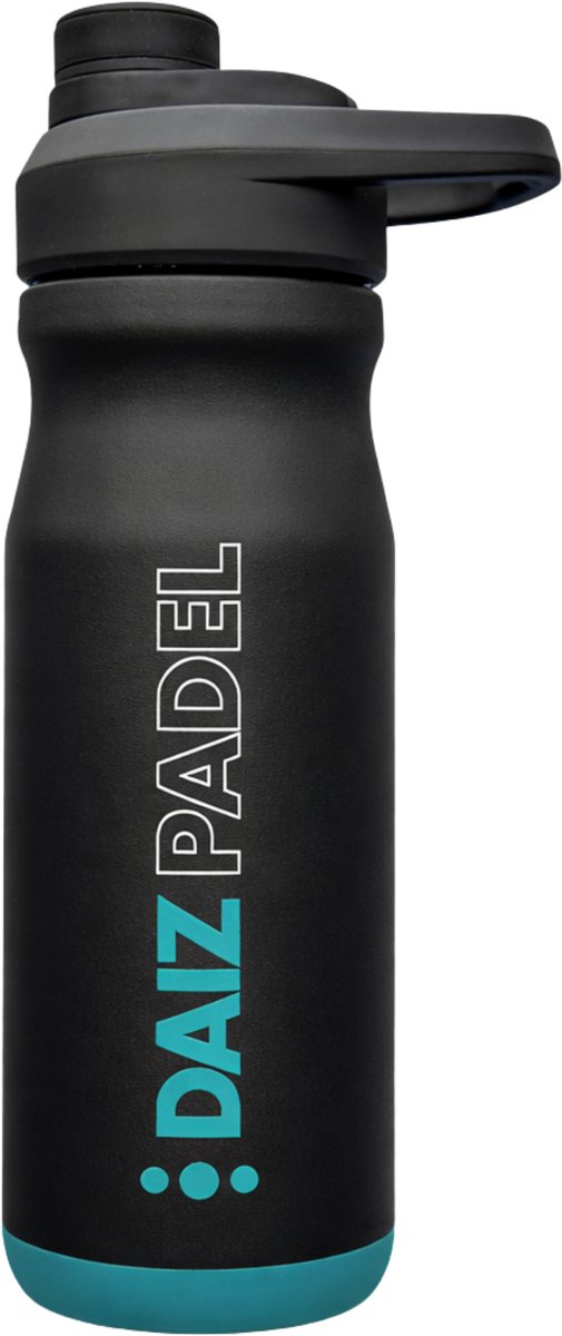 DAIZ PADEL RVS Waterfles 550ml - Geïsoleerde BPA-vrije & Lekvrije Thermosfles - BPA vrij Sportfles Dames en Heren - Waterfles Volwassenen en Kinderen met Sportdop