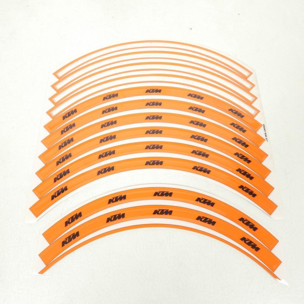 Autocollant stickers jante pour moto KTM 150 SX 2011< 78009099000 18/21 19/21