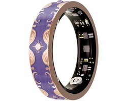 WizBay Premium Select® Bohemian Smart Ring - Glory Purple - Hartslag, Slaap en Zuurstofmeting - Activiteitstracker - Maat 8
