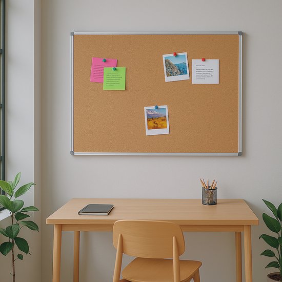 IVOL Prikbord Kurk 100x200 cm - Naturel