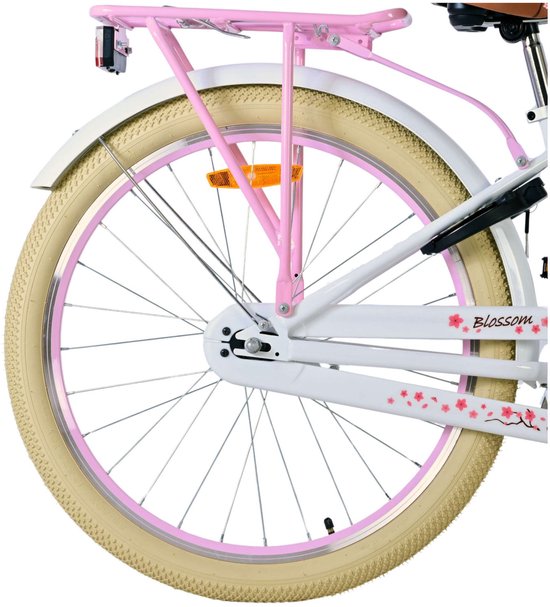 Volare Blossom Kinderfiets - Meisjes - 24 inch - Wit — afbeelding 4