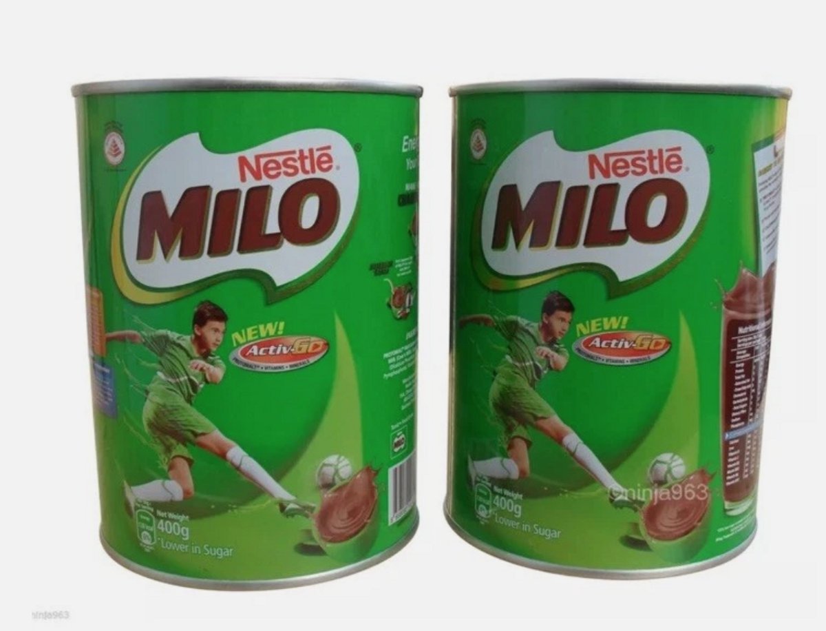 Nestlé Milo – 4 × 400 g – Instant Choco Malt – Family Pack