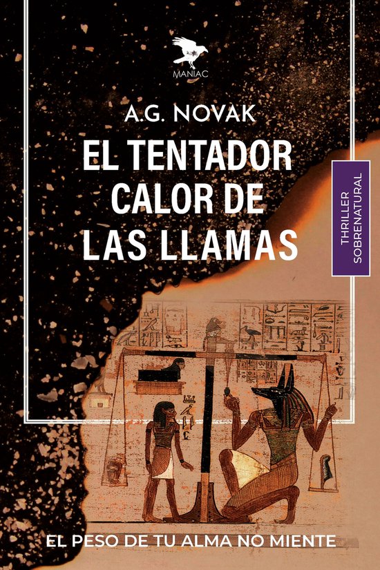 El tentador calor de las llamas - cover