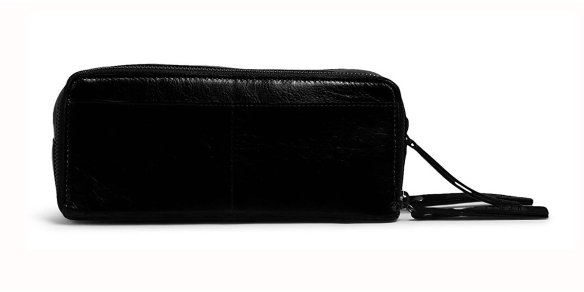 MUUD Harmony. Handgemaakt leren handwerktas. 9x22cm