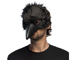 Boland - Pluchen masker Kraai - Volwassenen - - Vogel - Funny - Mystiek - Cosplay