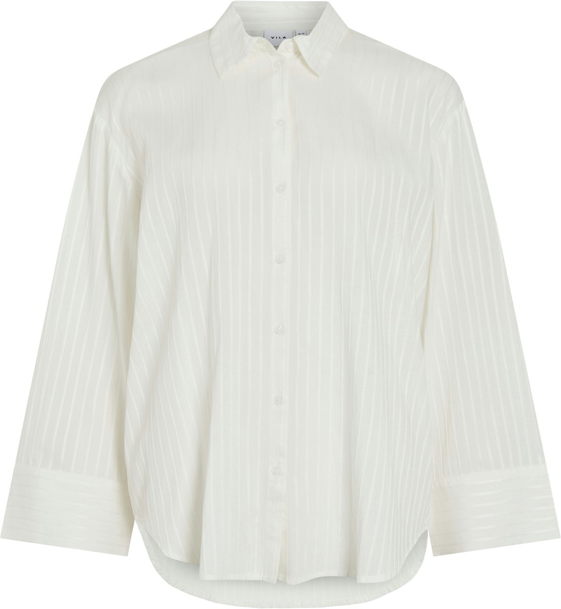 VILA - VIROCKI L/S OVERSIZE SHIRT - NOOS - Dames - Blouses