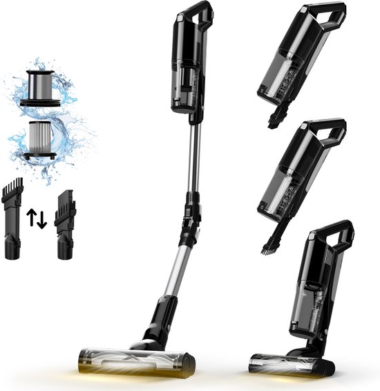 TurboTronic CV11 Steelstofzuiger met flexibele Arm en - TurboTronic - €99,95
