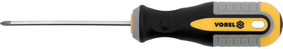 Vorel Kruiskopschroevendraaier PH0 x 75mm - CrV Staal, Magnetisch