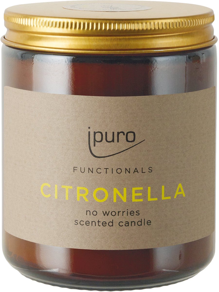 Ipuro FUNCTIONALS kaars Citronella 200g
