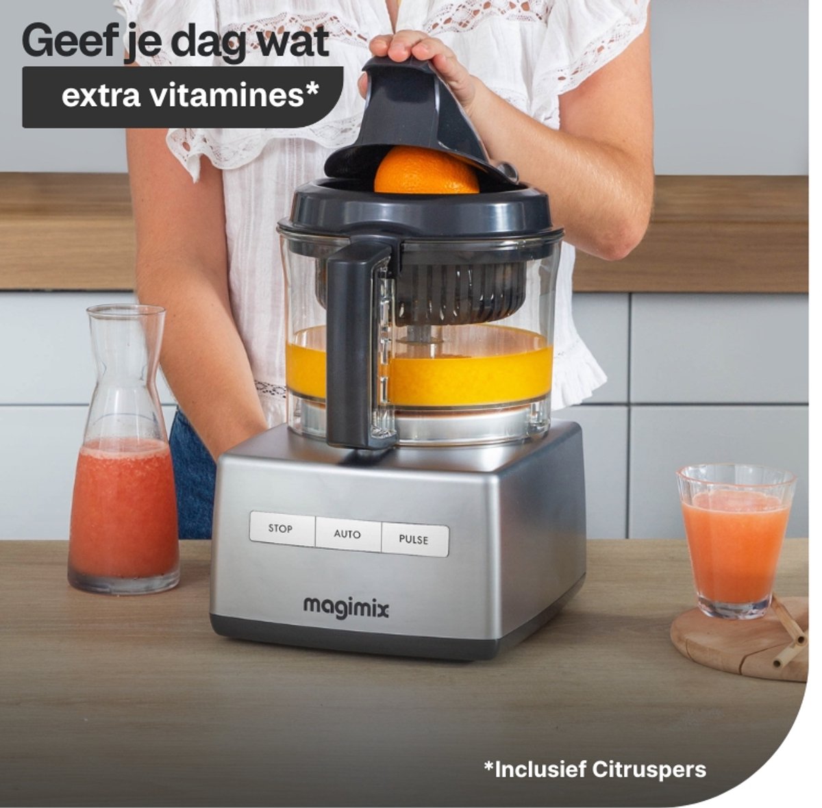 Magimix - Foodprocessor - CS 3200 XL - Zwart - Citruspers - 30 jaar motorgarantie thumbnail 4