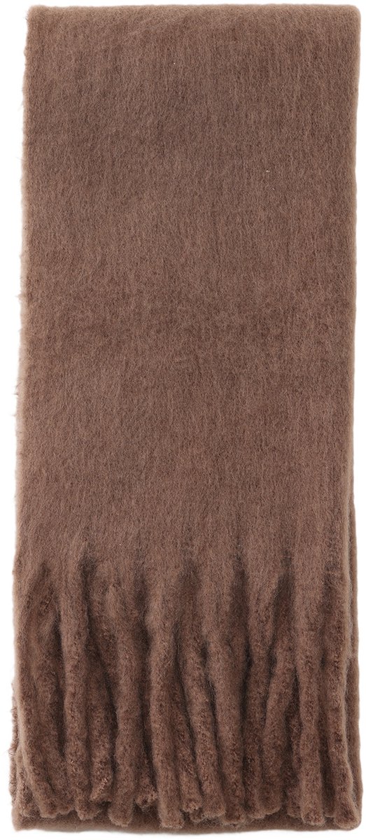 Emilie scarves - sjaal - wintersjaal - dames - bruin - basic - lang