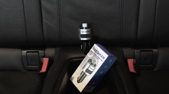 Wegman Bluetooth FM Transmitter - Autolader USB - Carkit - Bluetooth Auto Radio - SD Kaart - USB Stick