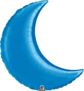 Qualatex - Folieballon Maan Blauw Large