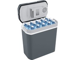 Auronic Koelbox Elektrisch 12V en 230 volt - Coolbox - Auto - Koelen en Verwarmen - 20L - Frigobox - Grijs