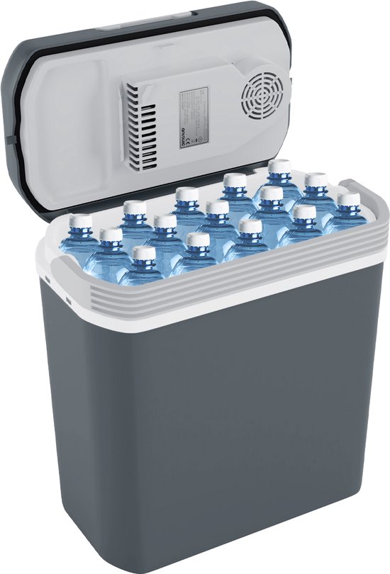 Auronic Koelbox Elektrisch 12V en 230 volt - Coolbox - Auto - 20L - Frigobox - Grijs