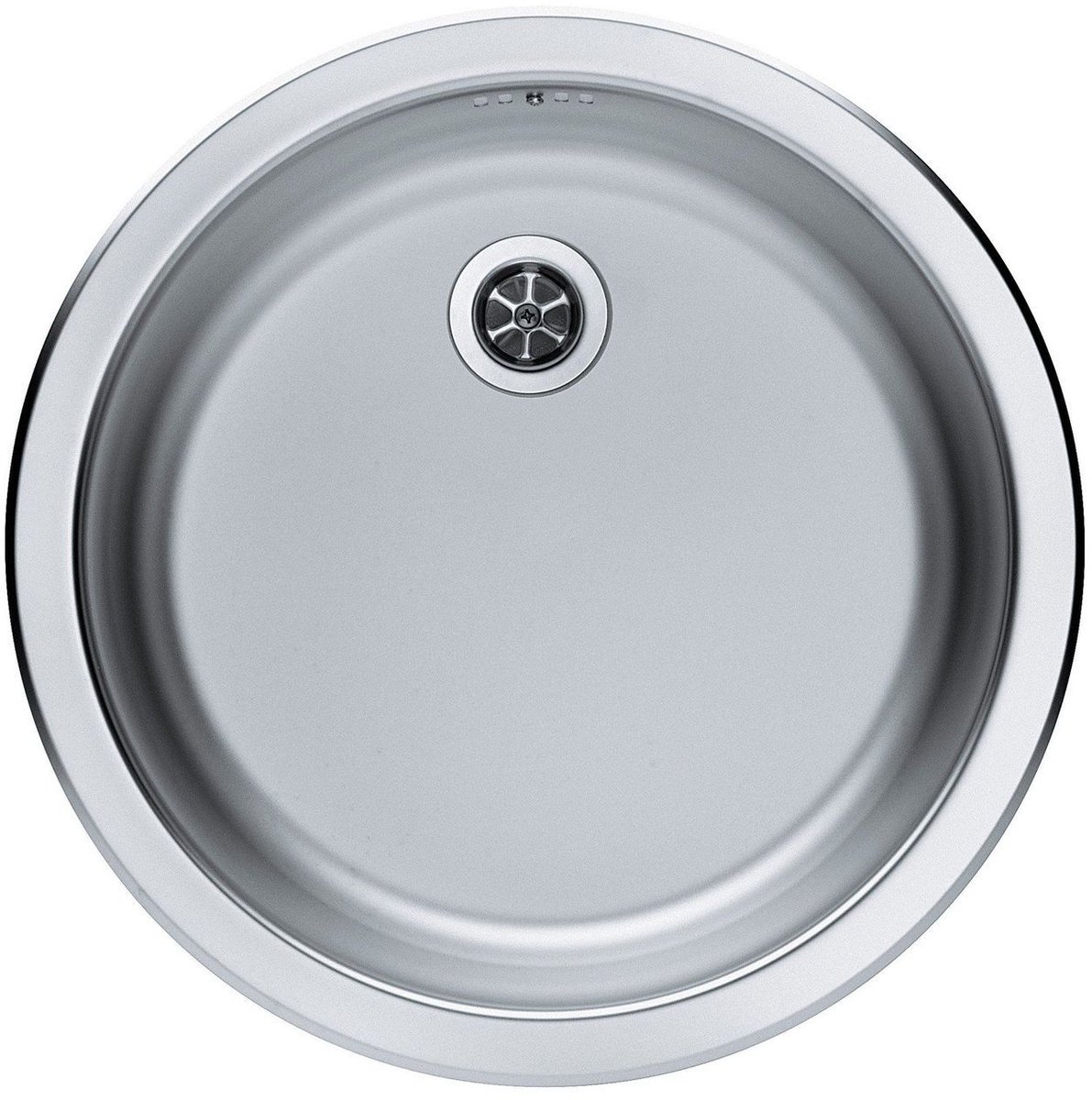 Alveus Form - Spoelbak diameter 45 cm, afvoer 6 cm, rvs 1008987