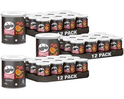 Pringles - Chips Hot & Spicy - 3 x 12 x 40 gr - Voordeelverpakking