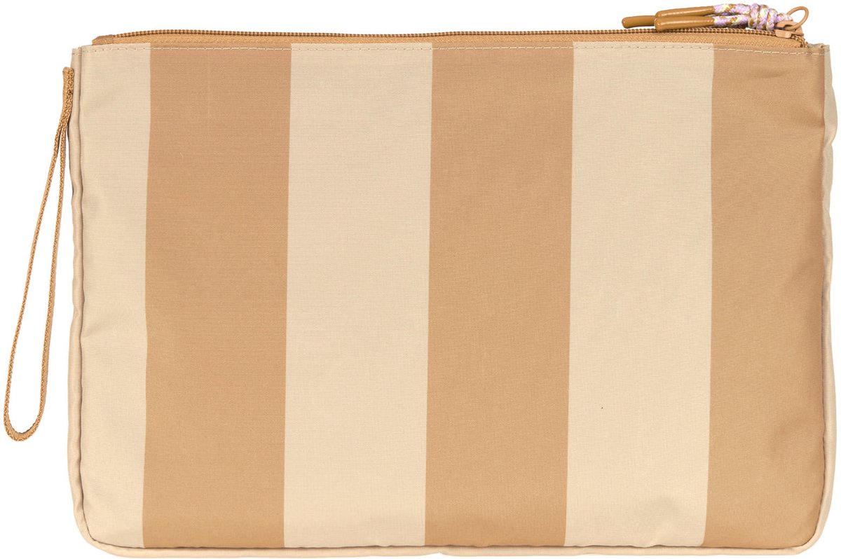 Verschoon-organizer Beige/ camel gestreept