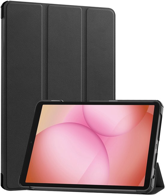 Étui adapté à la Samsung Galaxy Tab A11 Plus - Étui rigide de type livre - Zwart