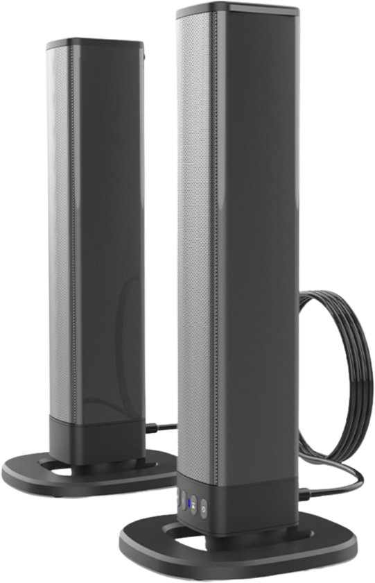Gloovon Deelbare Soundbar & PC Speakers met Bluetooth 5.0 - Gloovon® - €43,99