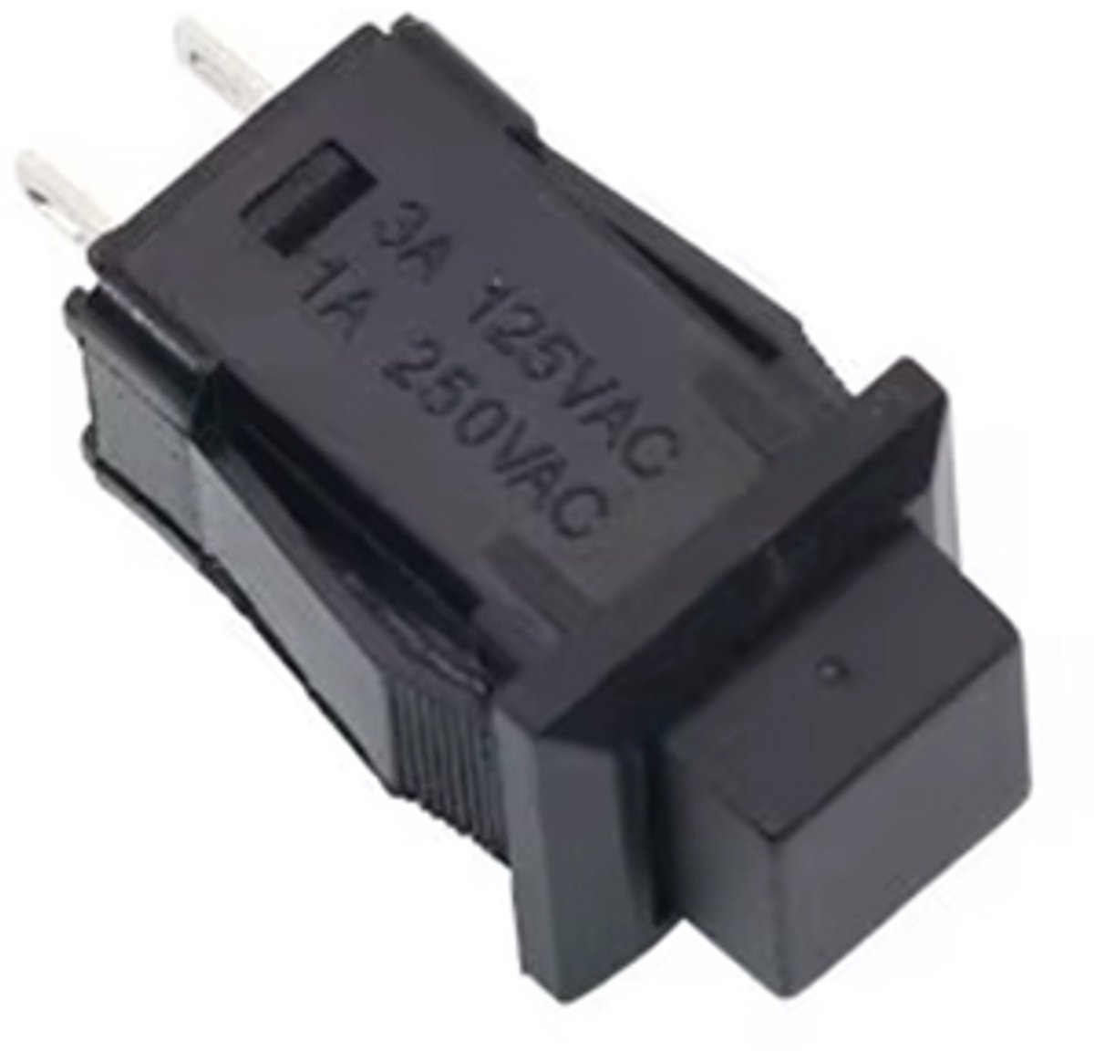Schakelaar vierkant 10mm Momentary 250V/1A D-429A self-Lock