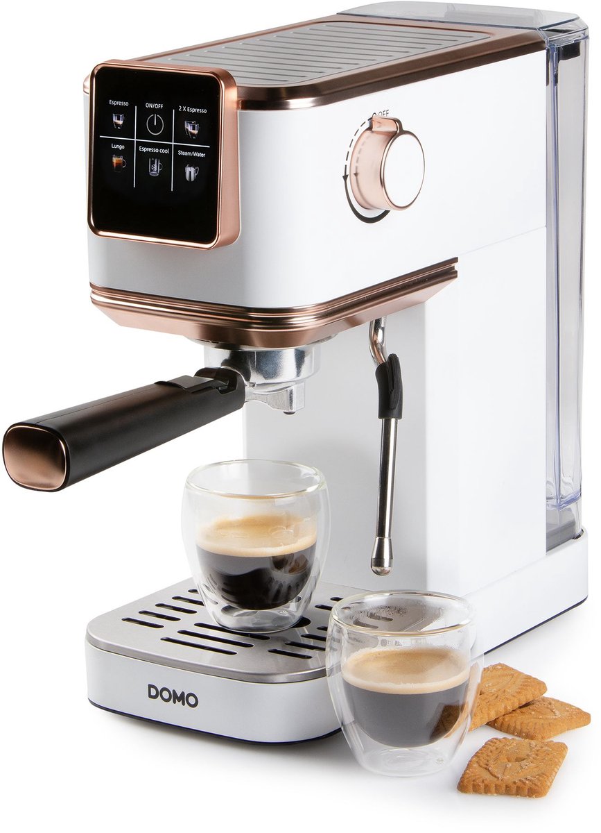DOMO DO746K Espressomachine met Stoompijpje 20 Bar - Product - €116,00
