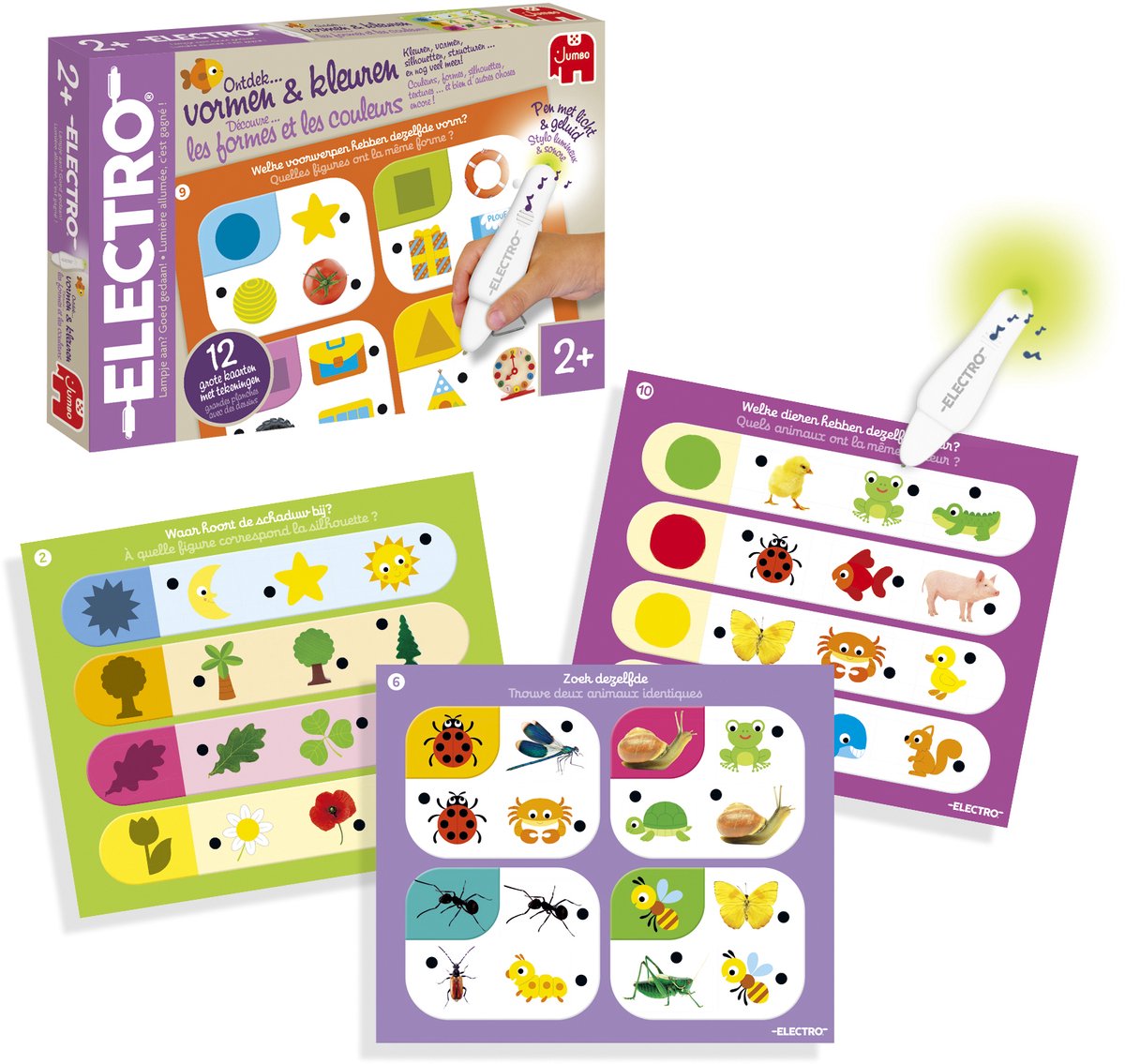 Jumbo - Electro Wonderpen - Ontdek Vormen & Kleuren - Educatief spel - Vanaf 2 jaar — afbeelding 17