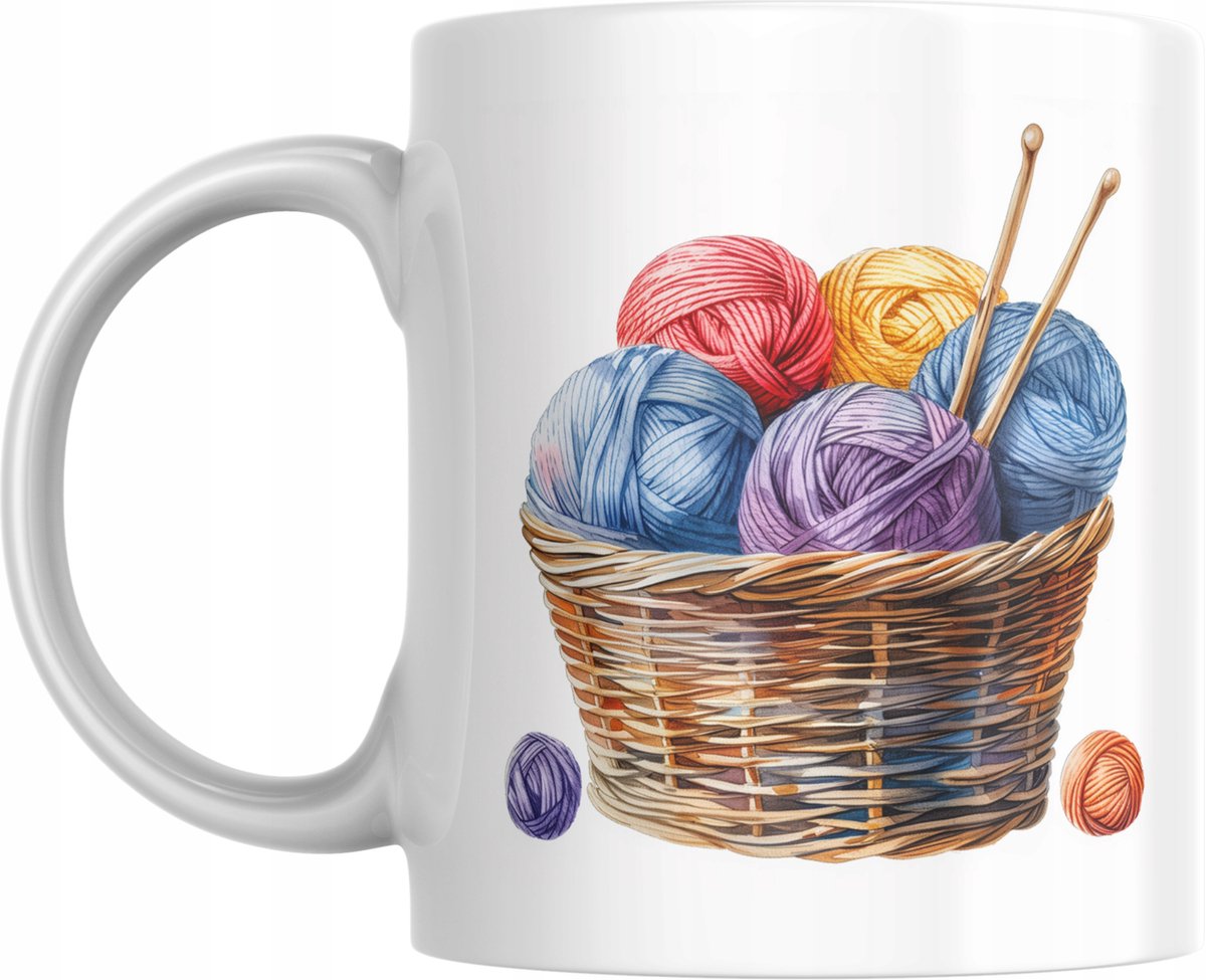Geef mij Mok voor Oma/Mama - Hobby Breien & Haken - Cadeau Idee