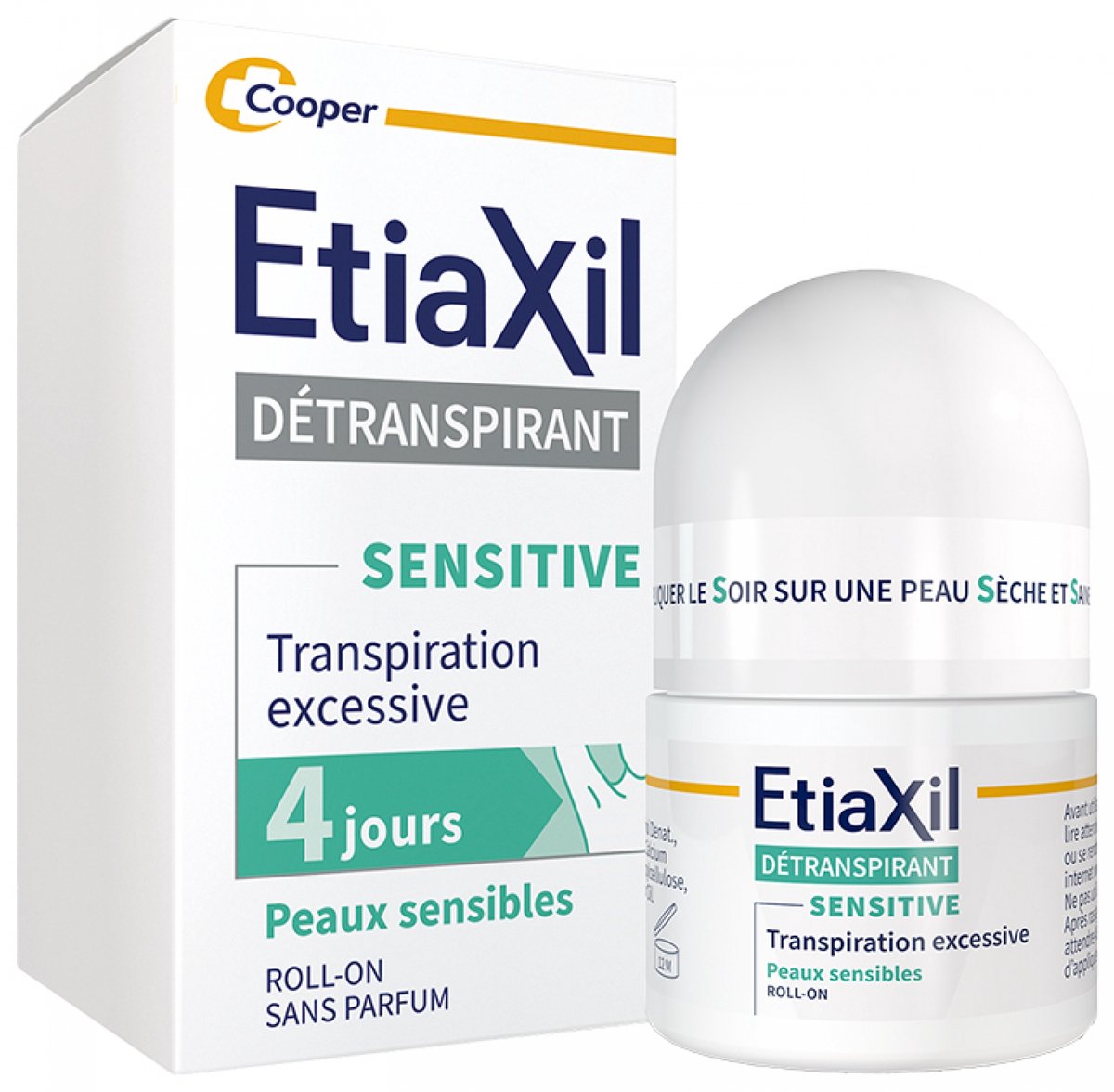 Etiaxil Detranspirant Oksels Gevoelige Huid Roll-On 15 ml