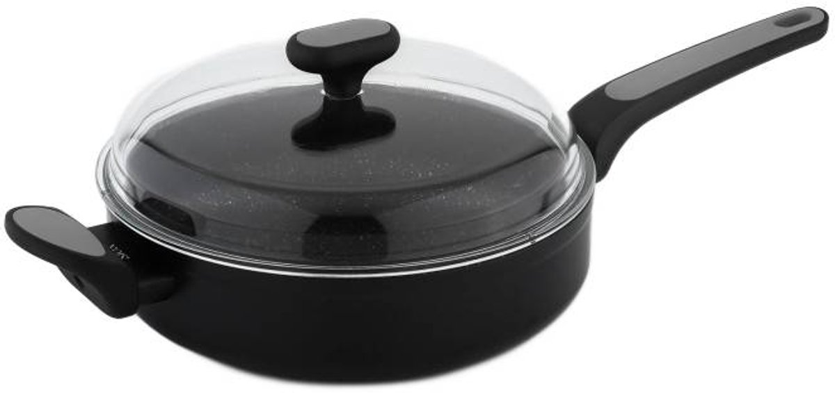 Salto Silver Koekenpan met Deksel 26cm - Anti-aanbaklaag