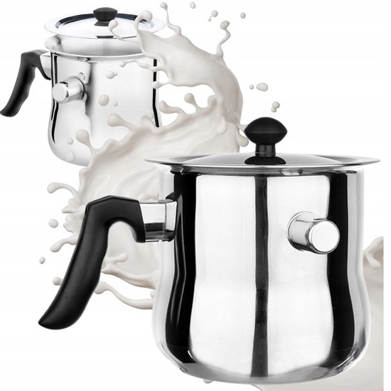 Mäser Serie Varuna, melkpan 14 cm, pan van roestvrij staal, geschikt