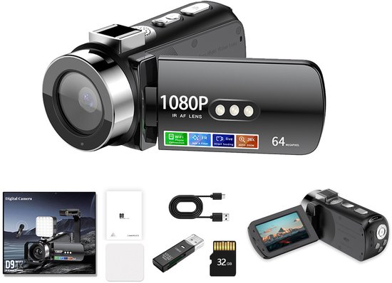 Appareil Photo/vidéo Hybride 4K – 47,3 MP – Zoom 16x – WiFi